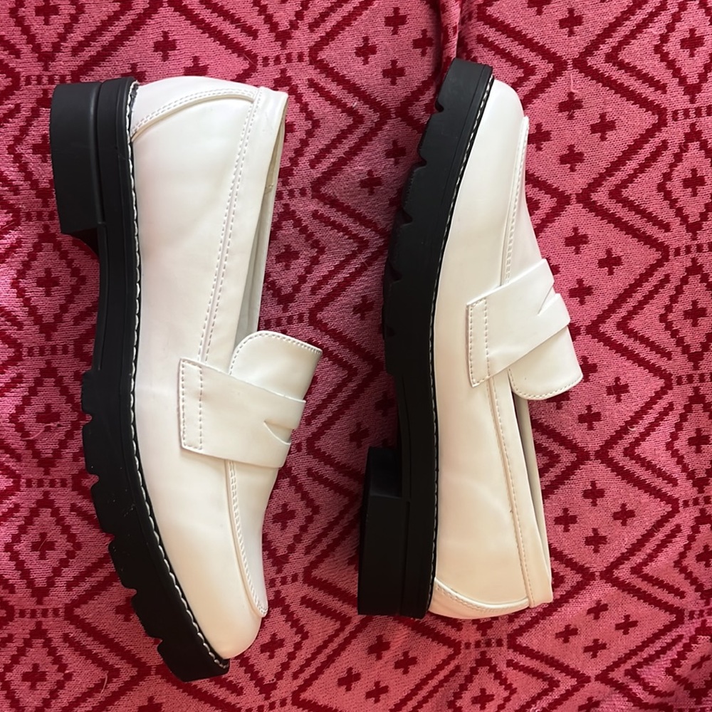 White Loafers size 5.5